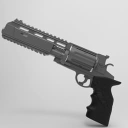 Residual Evil Requiem – Leon's Revolver 3d model
