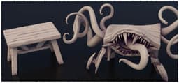 Peasant Table Mimic 3d model