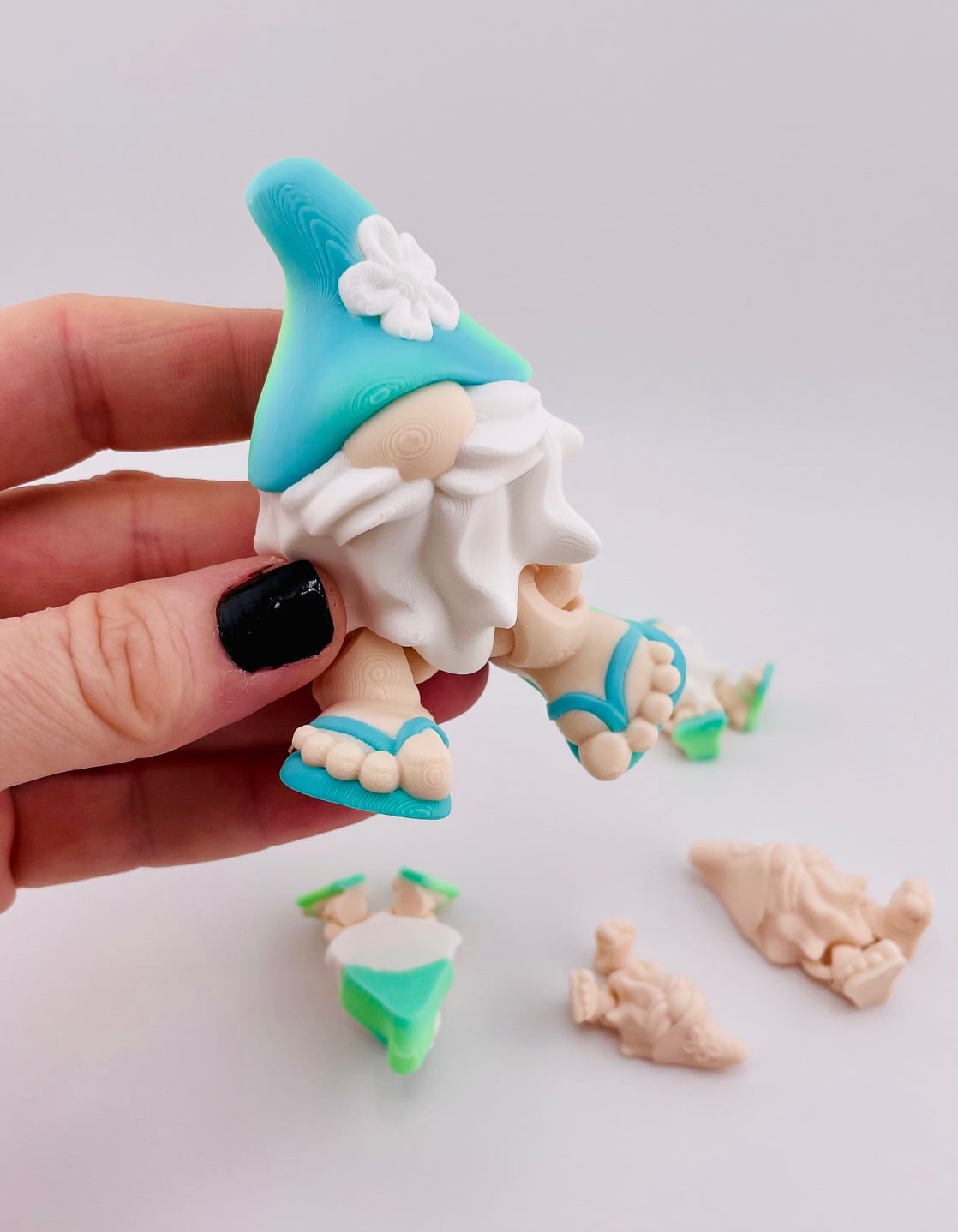 Beach Mini Gnome Flexi 3d model