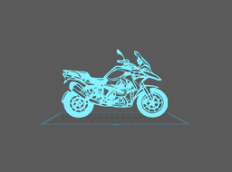 BMW - R 1250 Wall Art 3d model