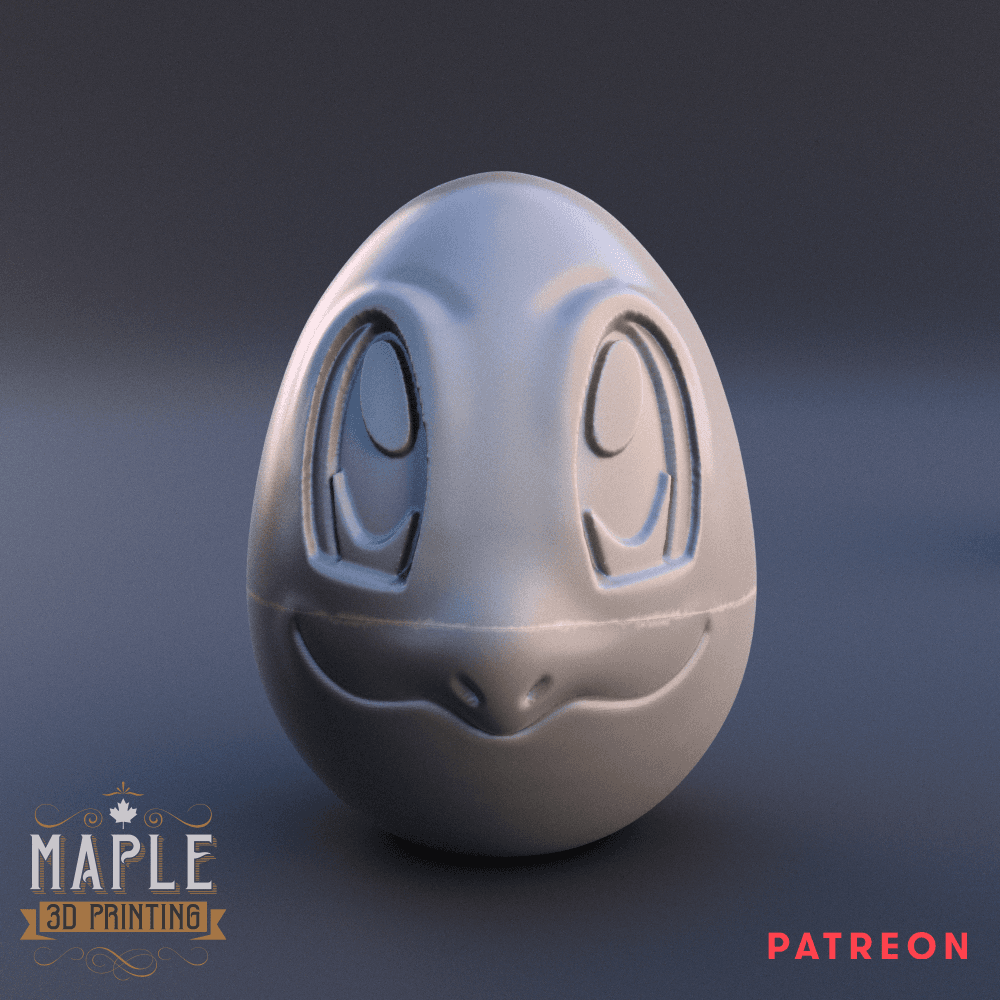 Squirtle Easter Egg 3d model