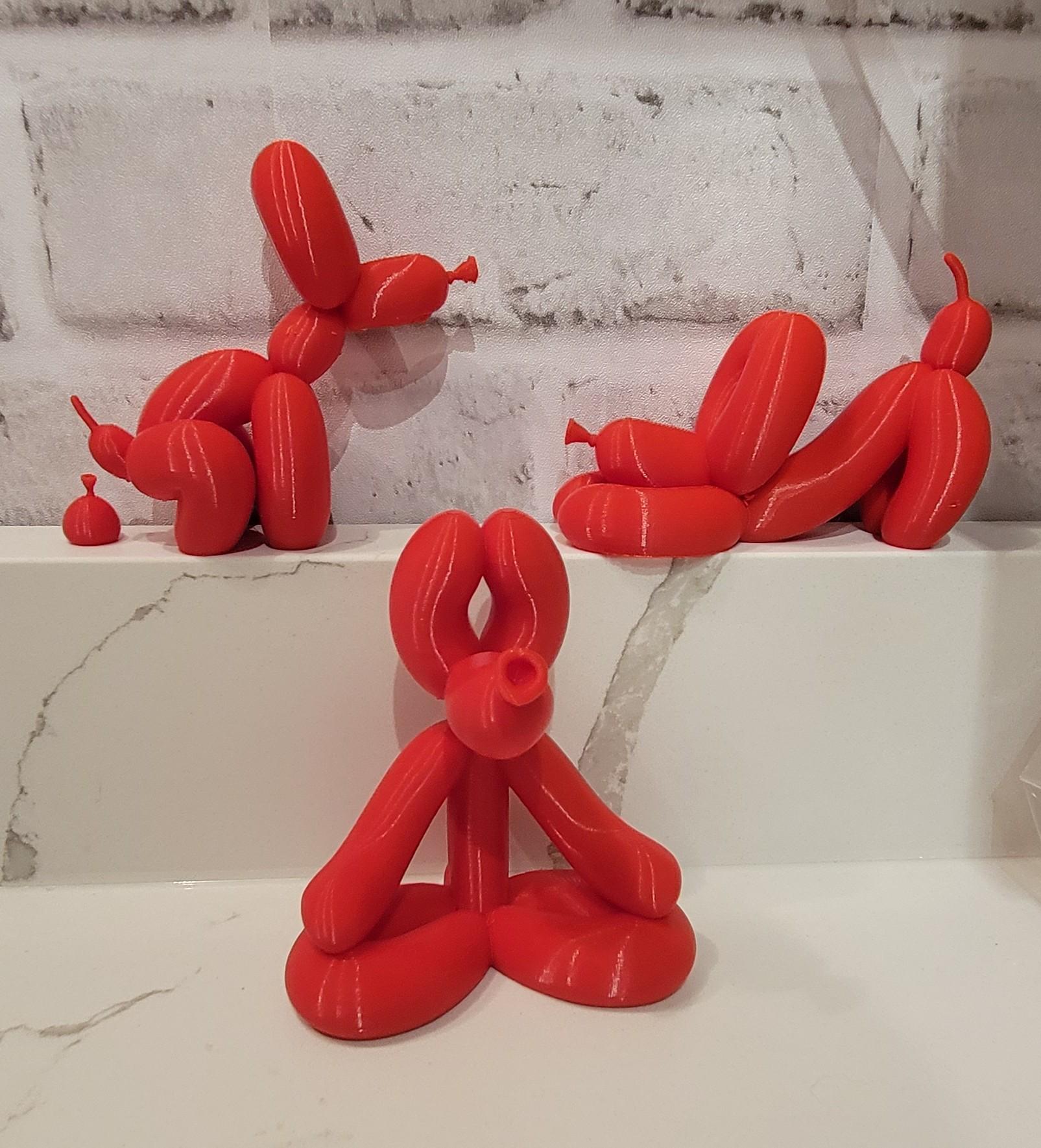 Balloon Doggy Yoga -Downward Dog - Love this series!  - 3d model