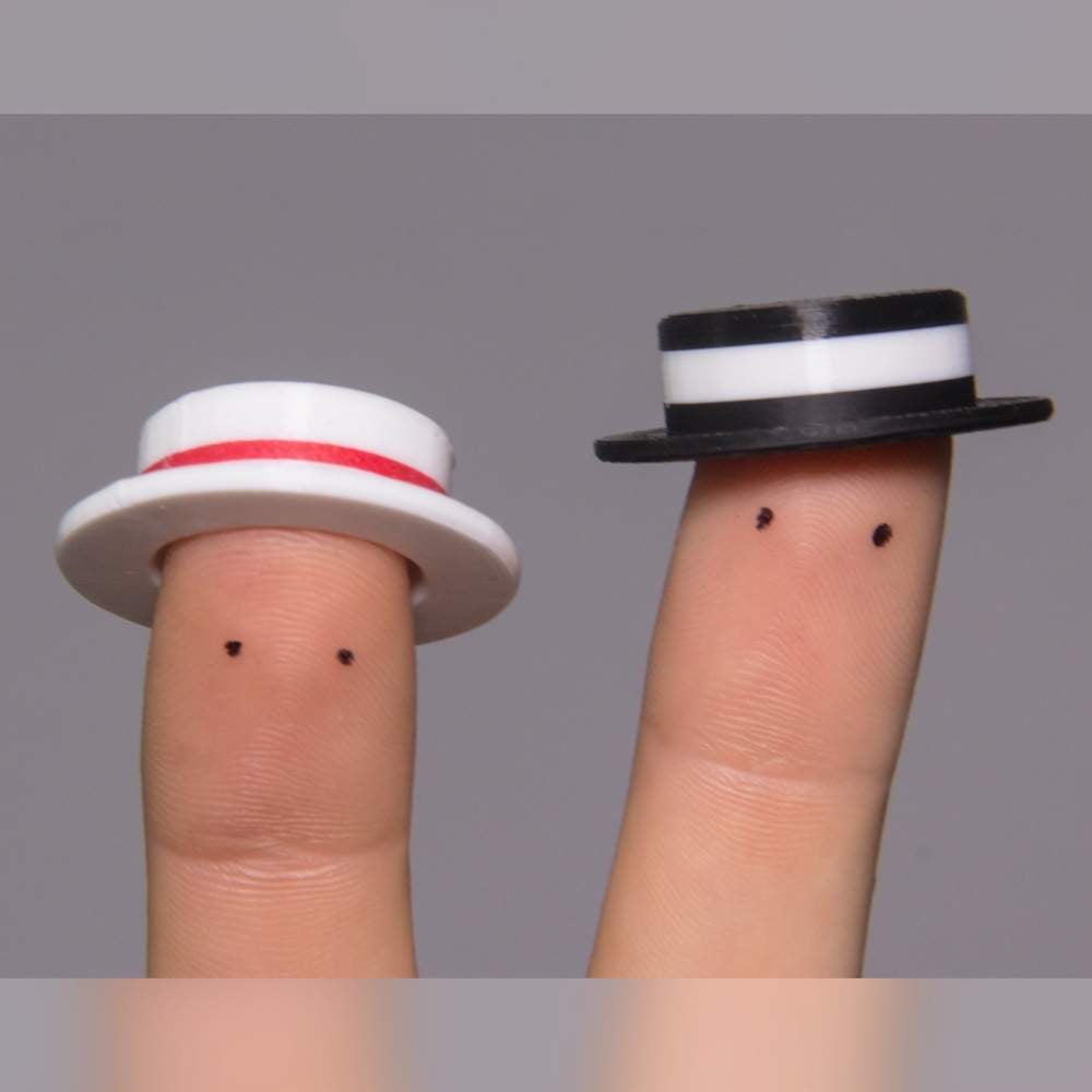 Fancy Boater Hat // Lil'Hats'N'Stuff 3d model
