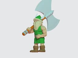 Gilius Thunderhead Golden AXE 3d model