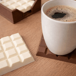 CHOCOLATE COASTER WITH HOLDER / CHOCOLATE LOVER / MODERN HOMEDECOR 3d model