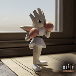 107. Hitmonchan - Basic & Ornamental - Pokemon 3d model