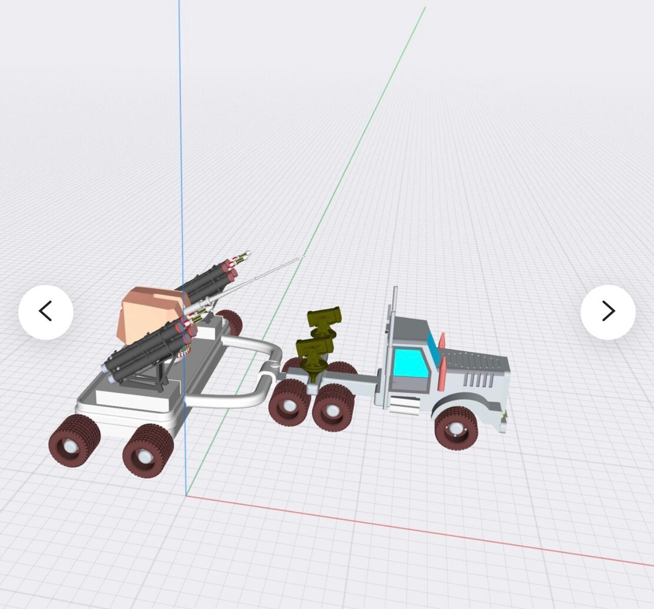 truck war.step 3d model