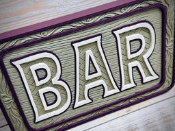 Bar Sign 3d model