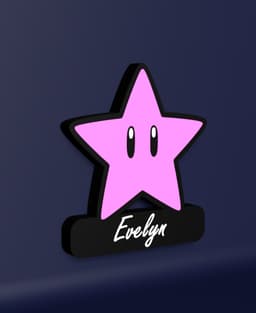 Super Mario Star - LED Strip compatible 3d model