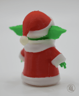 Baby Yoda Santa 3d model