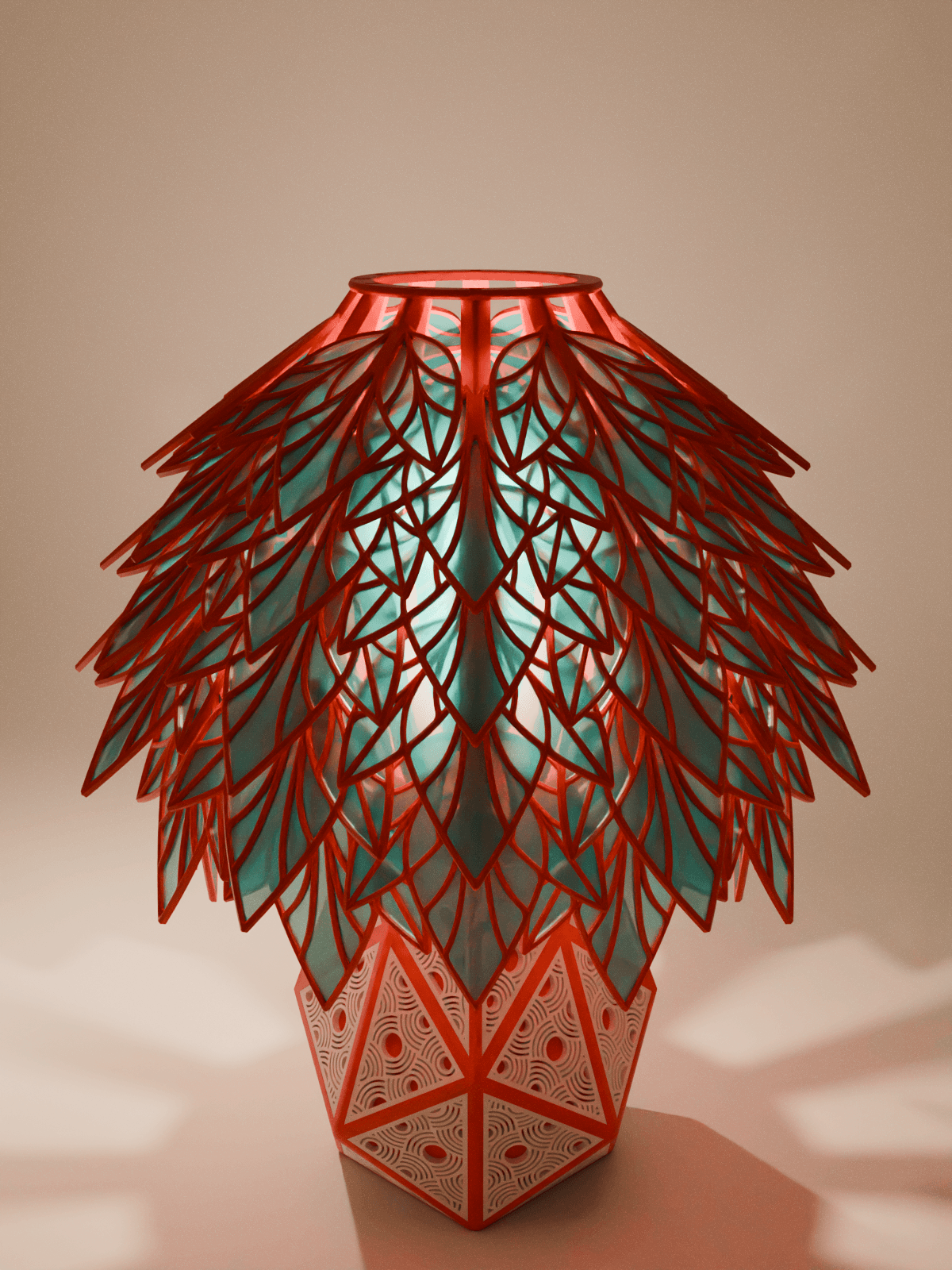 Moduluma - Modular Shade Downwards 3d model
