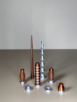 Easy Wizard Wand (screw together) 3d model