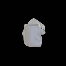 Polar Bear IceCream Mug 3d model