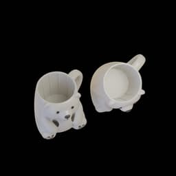Polar Bear IceCream Mug 3d model