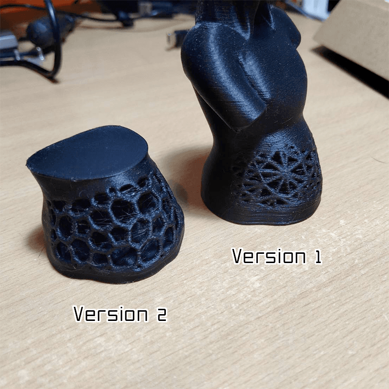 #CCTMothersDayRemix "Venus de Child" statue - Voronoi structure test, printing comparison. - 3d model