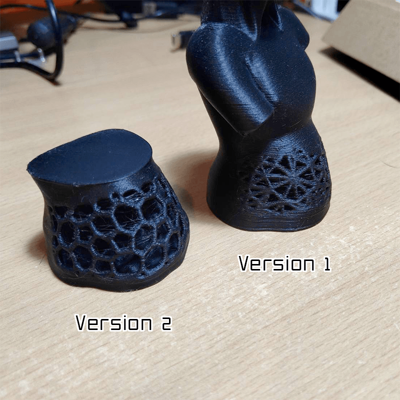 #CCTMothersDayRemix "Venus de Child" statue - Voronoi structure test, printing comparison. - 3d model
