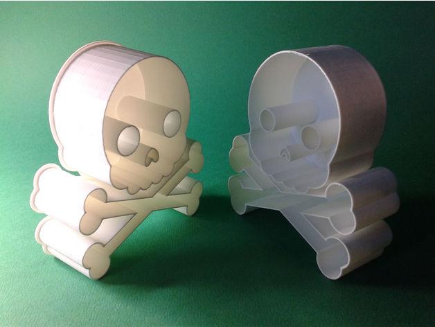 Skull nestable box 2 (v1) 3d model