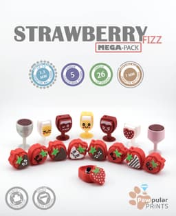Strawberry Fizz MEGA Pack 3d model