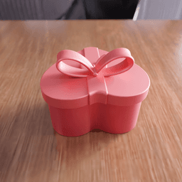 Heart Shaped Storage Box - Valentine Storage Container 3d model