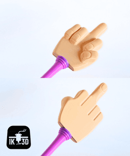 Tap To Pay Middle Finger Wand 3d model