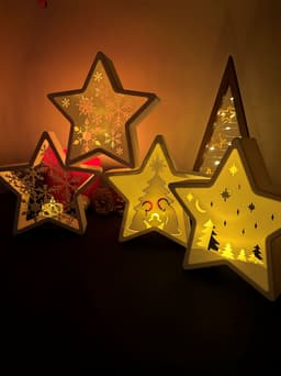 CHRISTMAS STARS 3d model