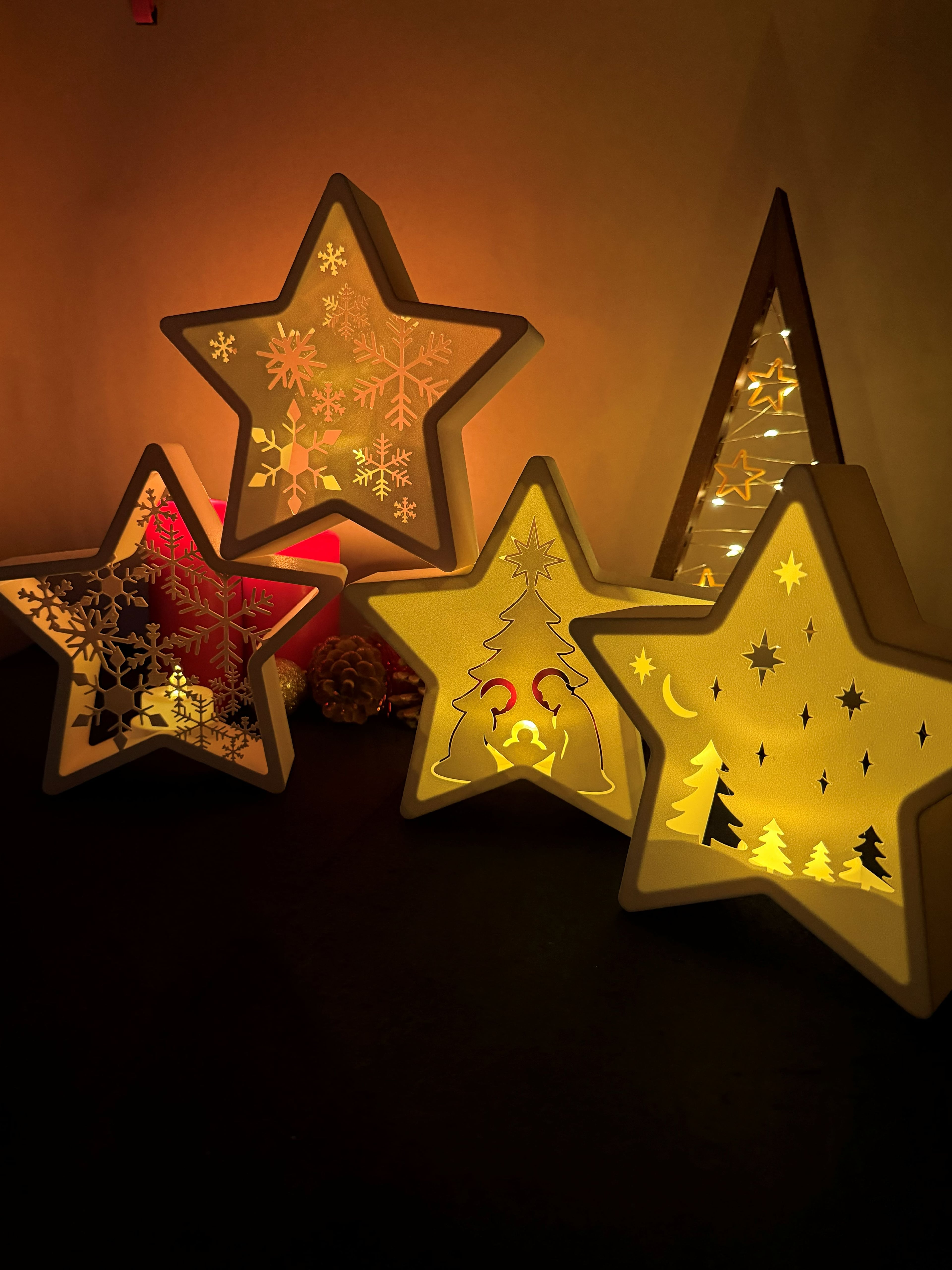 CHRISTMAS STARS 3d model
