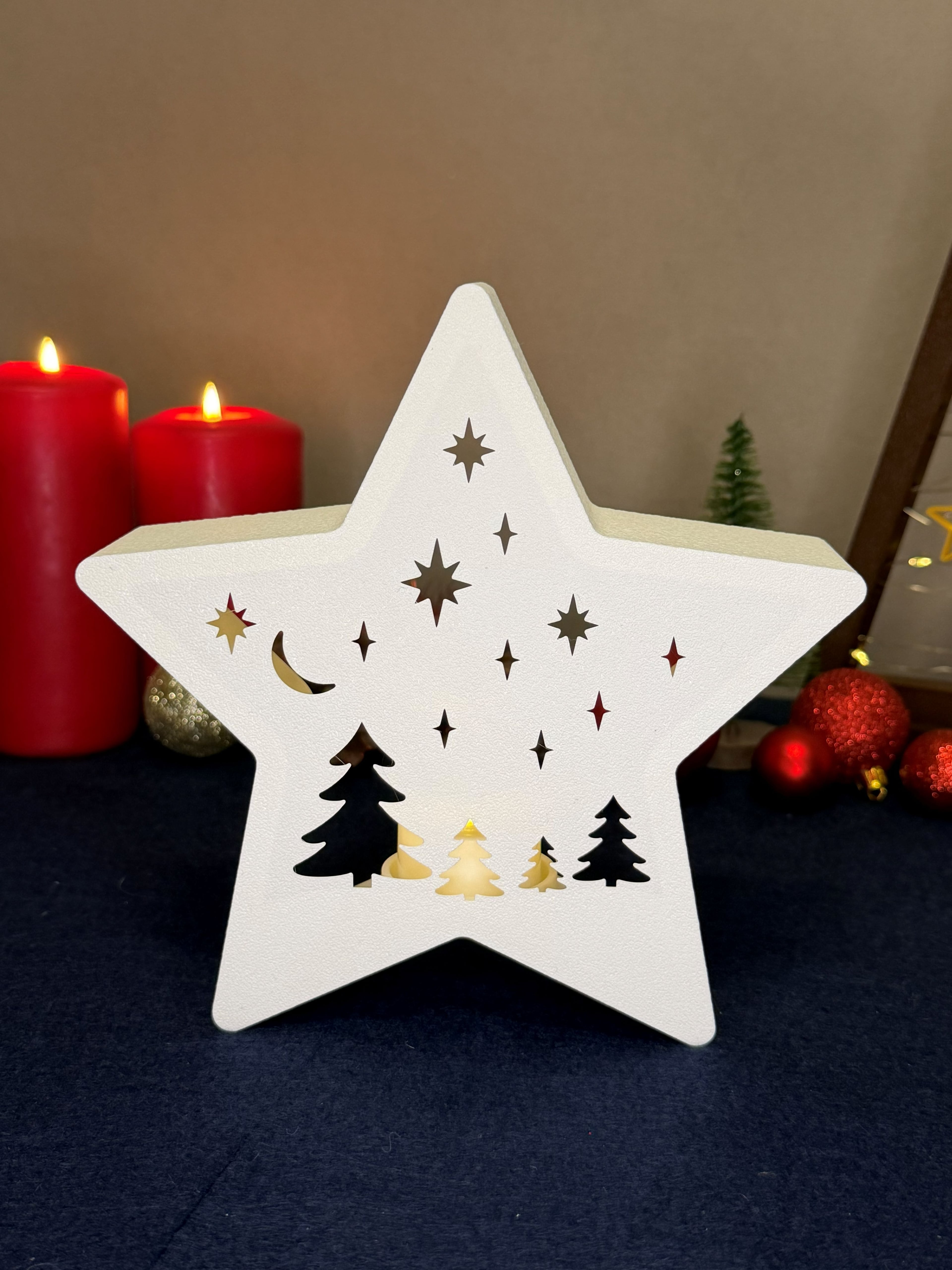 CHRISTMAS STARS 3d model