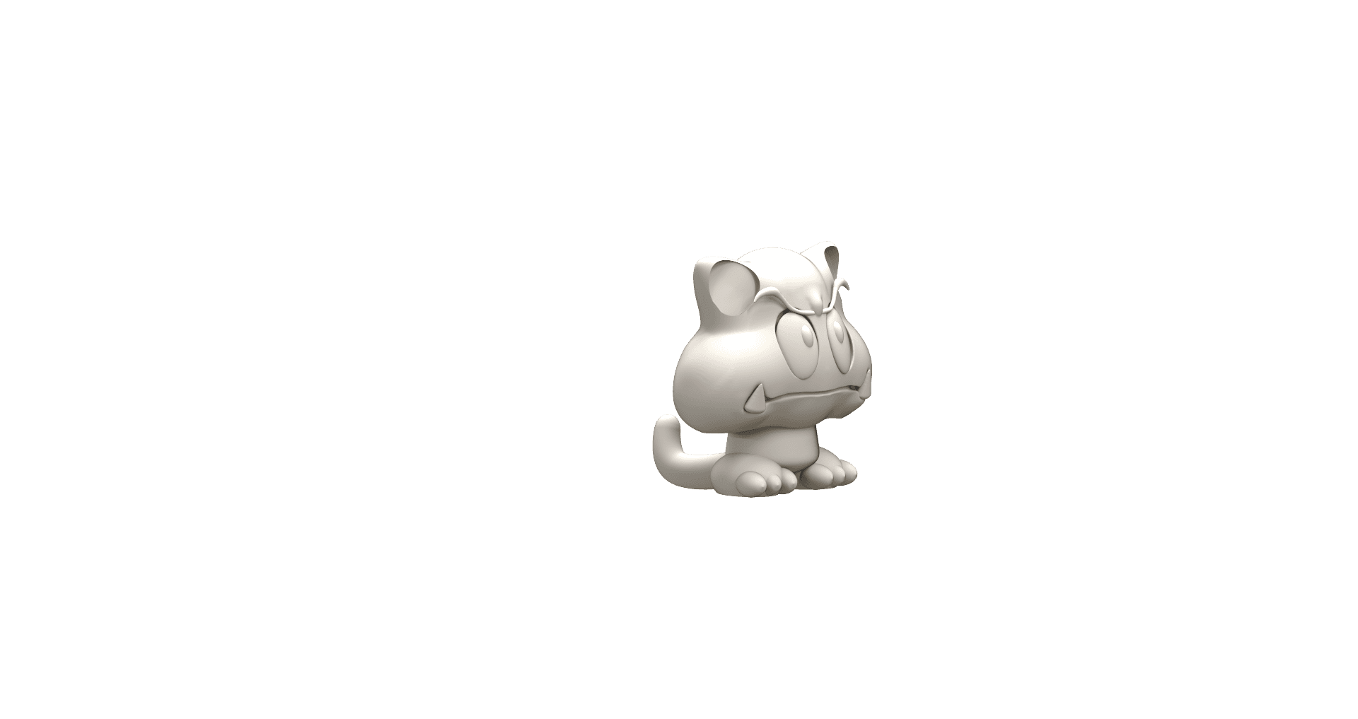 Kitty Cat Goomba 3d model
