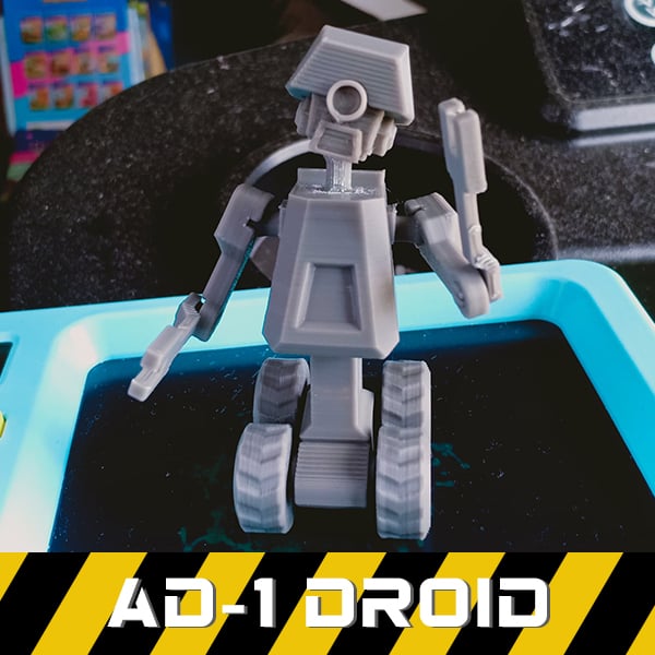 AD-1 Droid Articulated Toy 3d model
