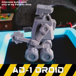 AD-1 Droid Articulated Toy 3d model