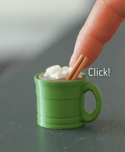 Hot Cocoa Clicker - Ludo toy - Fidget toy 3d model