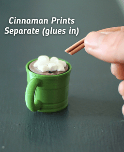 Hot Cocoa Clicker - Ludo toy - Fidget toy 3d model