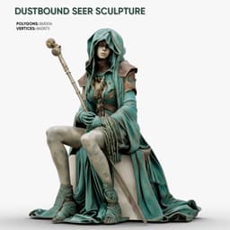 Dustbound Seer Sculpture 3d model