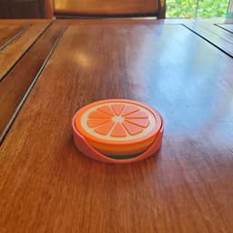 Fruit Slice Coasters – Passionfruit, Lemon, Lime & Orange (No AMS Needed) 3d model