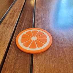 Fruit Slice Coasters – Passionfruit, Lemon, Lime & Orange (No AMS Needed) 3d model