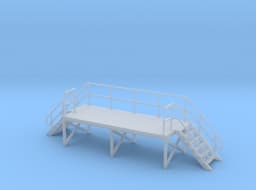 HO Scale Train Crew Platform 3d model