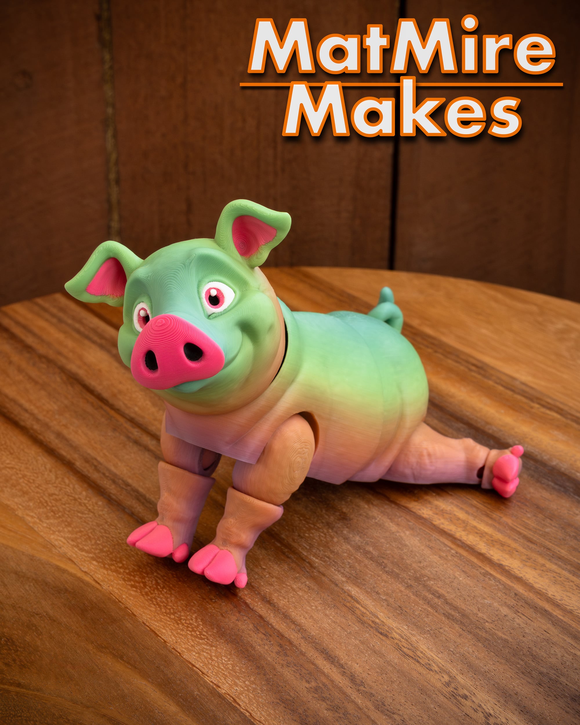 Pig - Articulated Figure 3d model