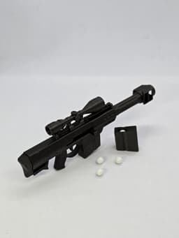Barrett M82 Keychain — Functional Blaster Toy 3d model