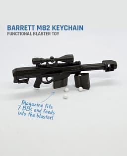 Barrett M82 Keychain — Functional Blaster Toy 3d model