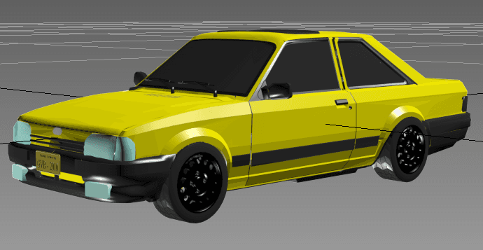 VOLKSWAGEN APOLLO GLS 1992.obj 3d model