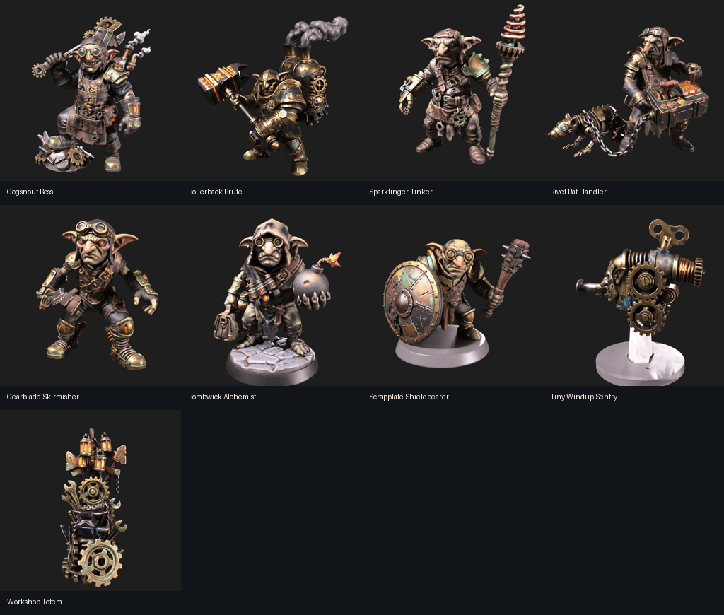 Iris and Orin - Clockwork Goblin Workshop STL Pack 3d model