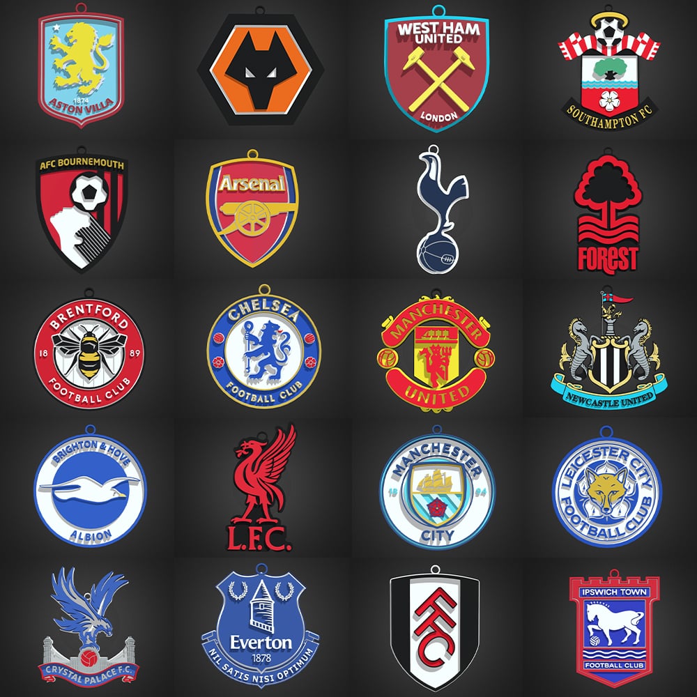 Pack Keyring Premier League 2026 3d model