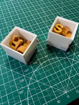 Filament connectable stackable storage bins 3d model