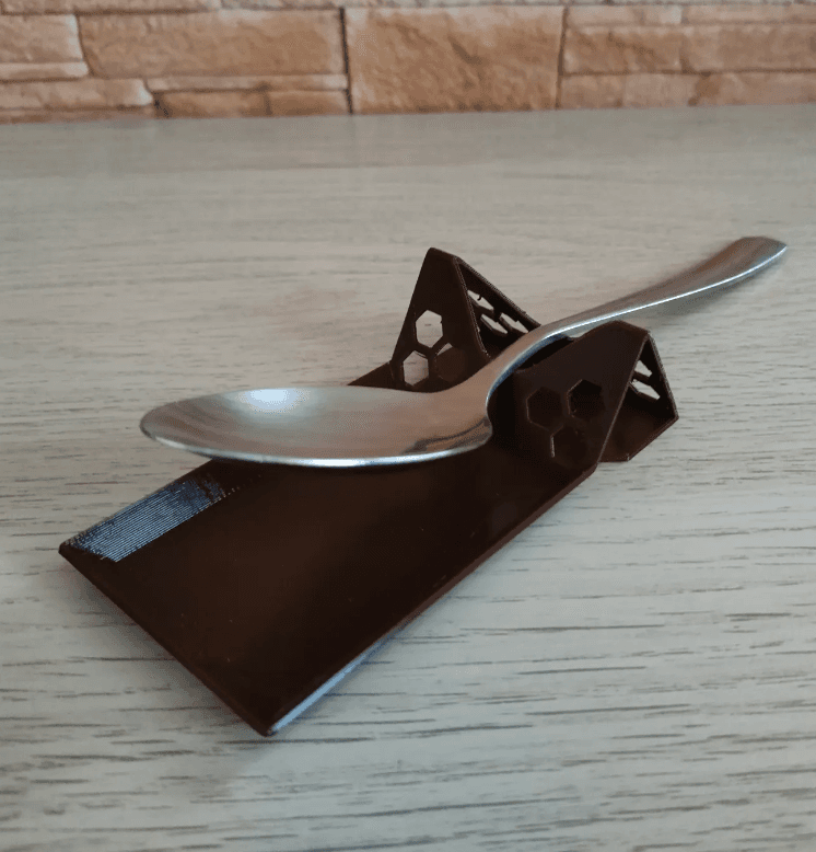 Single kitchen utensil rest 3d model