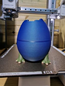 Dinosaur Egg Pen Pot 3d model