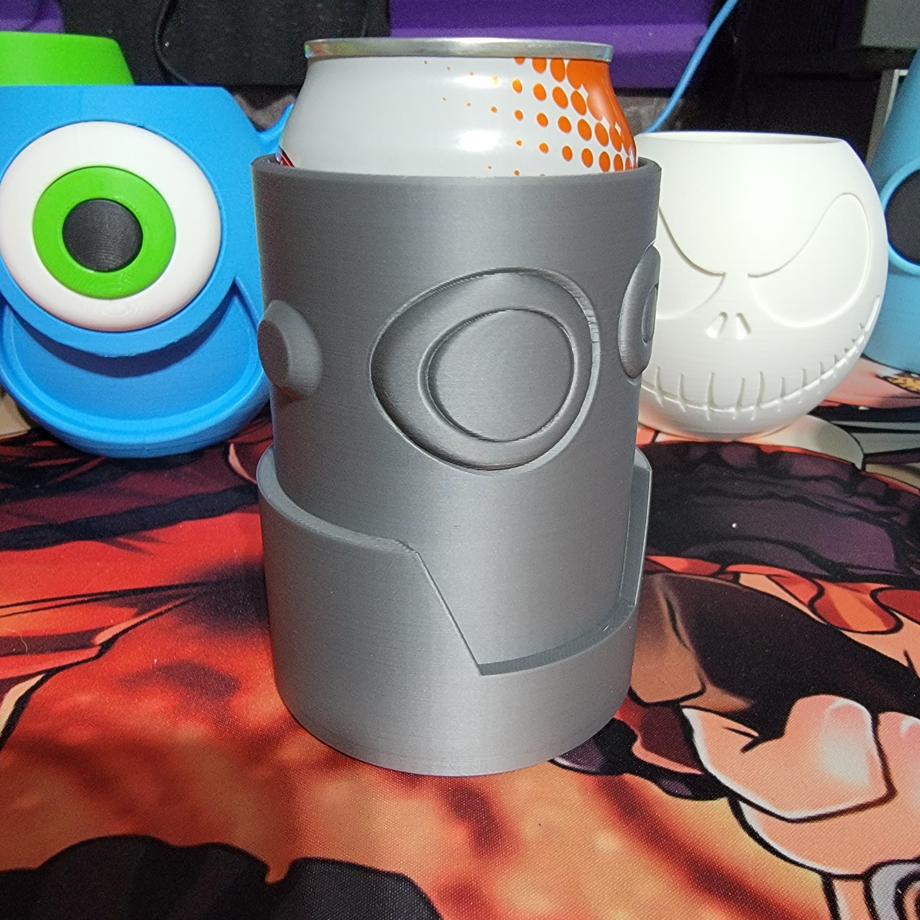 Robot Head Remix of Blank Can Cup RETURNS! 3d model