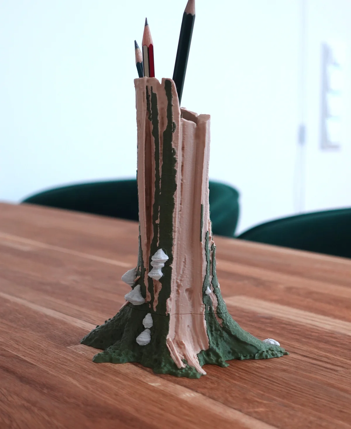 Tree trunk pencil holder “Fagus Sylvatica” 3d model