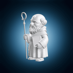 Saint Benedict Cartoon 3d model