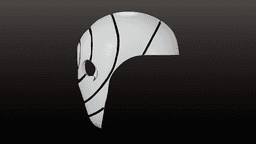 Obito Ninja War Mask 3d model