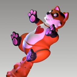 “Rusty” the Fox – Wiggle Budz – (Hug Me Series) 3d model